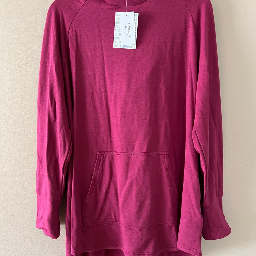 LuLaRoe Amber Hooded Pullover